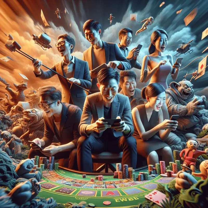 Colorful reels from a modern Video-Slots game